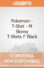 Pokemon - T-Shirt - M Skinny T-Shirts F Black gioco di Bioworld
