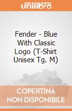 Fender - Blue With Classic Logo (T-Shirt Unisex Tg. M) gioco