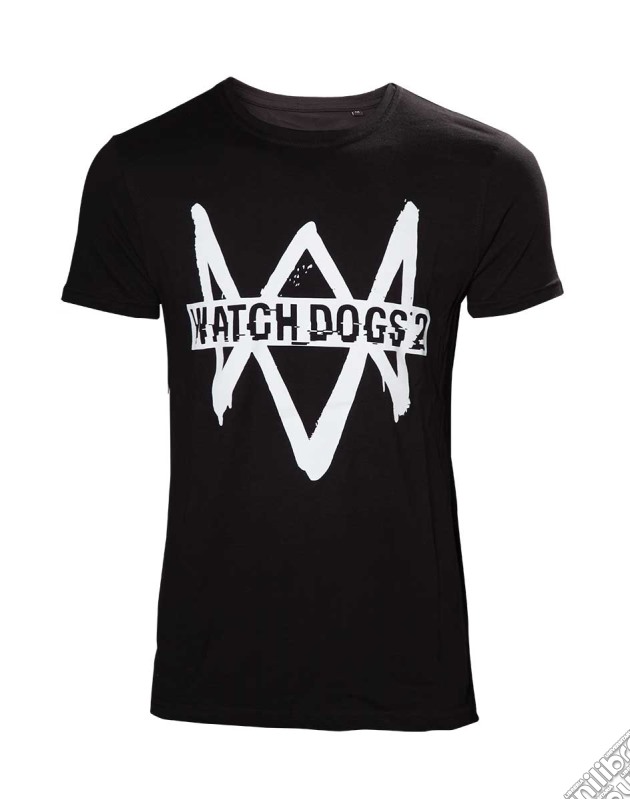 Watch Dog 2 - Men'S Black T-Shirt - M Short Sleeved T-Shirts M Black gioco