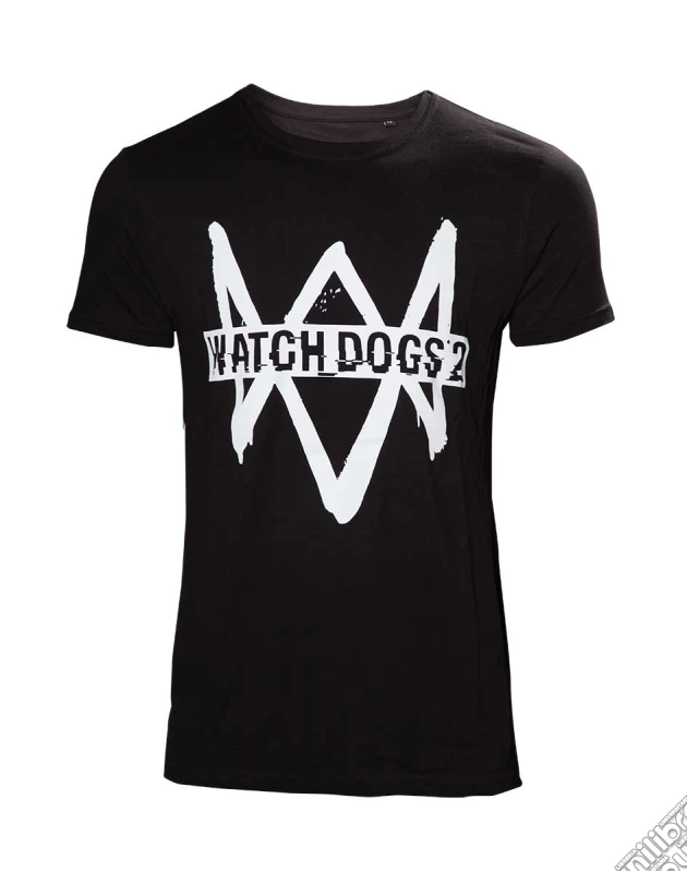 Watch Dog 2 - Men'S Black T-Shirt - L Short Sleeved T-Shirts M Black gioco