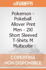 Pokemon - Pokeball Allover Print Men - 2Xl Short Sleeved T-Shirts M Multicolor gioco