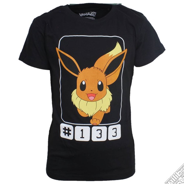 Pokemon - Kids Black Eevee (T-Shirt Bambino 146/152cm) gioco di Bioworld