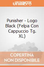 Punisher - Logo Black (Felpa Con Cappuccio Tg. XL) gioco
