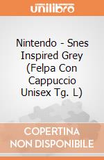 Nintendo - Snes Inspired Grey (Felpa Con Cappuccio Unisex Tg. L) gioco