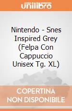 Nintendo - Snes Inspired Grey (Felpa Con Cappuccio Unisex Tg. XL) gioco