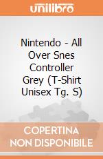 Nintendo - All Over Snes Controller Grey (T-Shirt Unisex Tg. S) gioco