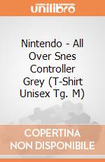 Nintendo - All Over Snes Controller Grey (T-Shirt Unisex Tg. M) gioco
