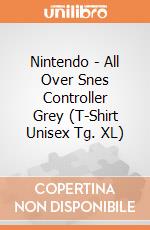 Nintendo - All Over Snes Controller Grey (T-Shirt Unisex Tg. XL) gioco