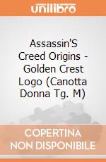 Assassin'S Creed Origins - Golden Crest Logo (Canotta Donna Tg. M) gioco