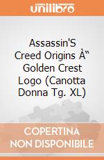 Assassin'S Creed Origins À“ Golden Crest Logo (Canotta Donna Tg. XL) gioco