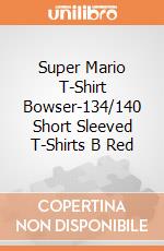 Super Mario T-Shirt Bowser-134/140 Short Sleeved T-Shirts B Red gioco