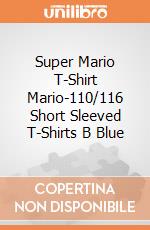 Super Mario T-Shirt Mario-110/116 Short Sleeved T-Shirts B Blue gioco