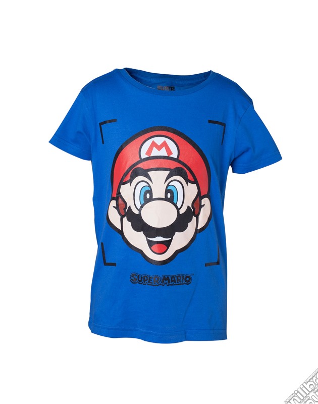 Super Mario T-Shirt Mario-146/152 Short Sleeved T-Shirts B Blue gioco