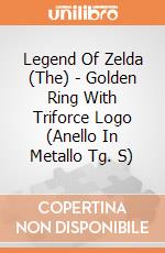 Legend Of Zelda (The) - Golden Ring With Triforce Logo (Anello In Metallo Tg. S) gioco