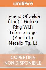 Legend Of Zelda (The) - Golden Ring With Triforce Logo (Anello In Metallo Tg. L) gioco