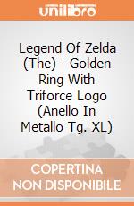 Legend Of Zelda (The) - Golden Ring With Triforce Logo (Anello In Metallo Tg. XL) gioco