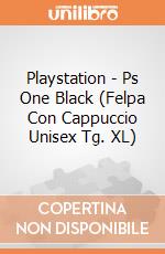 Playstation - Ps One Black (Felpa Con Cappuccio Unisex Tg. XL) gioco