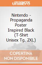 Nintendo - Propaganda Poster Inspired Black (T-Shirt Unisex Tg. 2XL) gioco