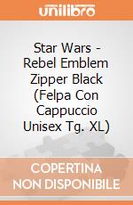 Star Wars - Rebel Emblem Zipper Black (Felpa Con Cappuccio Unisex Tg. XL) gioco