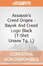 Assassin's Creed Origins - Bayek And Creed Logo Black (T-Shirt Unisex Tg. L) gioco
