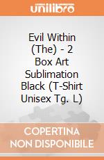 Evil Within (The) - 2 Box Art Sublimation Black (T-Shirt Unisex Tg. L) gioco