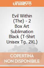 Evil Within (The) - 2 Box Art Sublimation Black (T-Shirt Unisex Tg. 2XL) gioco