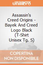 Assassin's Creed Origins - Bayek And Creed Logo Black (T-Shirt Unisex Tg. S) gioco