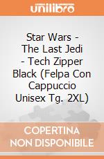 Star Wars - The Last Jedi - Tech Zipper Black (Felpa Con Cappuccio Unisex Tg. 2XL) gioco