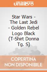 Star Wars - The Last Jedi - Golden Rebel Logo Black (T-Shirt Donna Tg. S) gioco