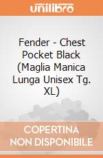 Fender - Chest Pocket Black (Maglia Manica Lunga Unisex Tg. XL) gioco