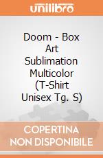 Doom - Box Art Sublimation Multicolor (T-Shirt Unisex Tg. S) gioco