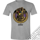 Avengers: Infinity War - Infinite Power Grey Melange (T-Shirt Unisex Tg. S) giochi