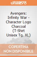 Avengers: Infinity War - Character Logo Charcoal (T-Shirt Unisex Tg. XL) gioco