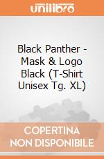 Black Panther - Mask & Logo Black (T-Shirt Unisex Tg. XL) gioco