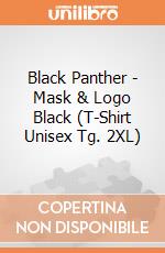 Black Panther - Mask & Logo Black (T-Shirt Unisex Tg. 2XL) gioco