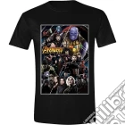 Avengers: Infinity War - Characters Frame Black (T-Shirt Unisex Tg. L) giochi