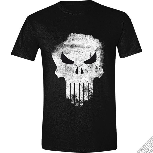 Punisher (The) - Distressed Skull Black (T-Shirt Unisex Tg. L) gioco