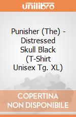 Punisher (The) - Distressed Skull Black (T-Shirt Unisex Tg. XL) gioco