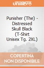 Punisher (The) - Distressed Skull Black (T-Shirt Unisex Tg. 2XL) gioco