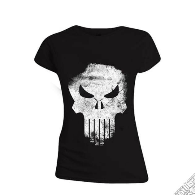 Punisher (The) - Distressed Skull Black (T-Shirt Donna Tg. L) gioco