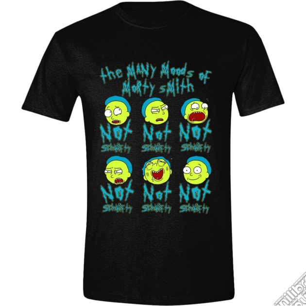 Rick And Morty - Many Moods Of Morty Black (T-Shirt Unisex Tg. S) gioco