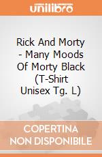 Rick And Morty - Many Moods Of Morty Black (T-Shirt Unisex Tg. L) gioco