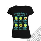 Rick And Morty: Many Moods Of Morty Black (T-Shirt Donna Tg. M) gioco