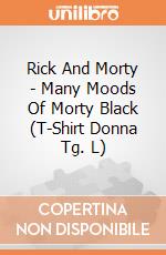 Rick And Morty - Many Moods Of Morty Black (T-Shirt Donna Tg. L) gioco