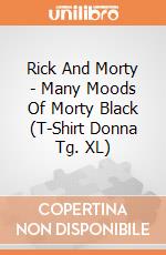 Rick And Morty - Many Moods Of Morty Black (T-Shirt Donna Tg. XL) gioco