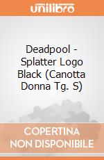 Deadpool - Splatter Logo Black (Canotta Donna Tg. S) gioco