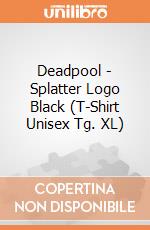 Deadpool - Splatter Logo Black (T-Shirt Unisex Tg. XL) gioco