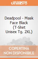 Deadpool - Mask Face Black (T-Shirt Unisex Tg. 2XL) gioco