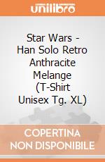 Star Wars - Han Solo Retro Anthracite Melange (T-Shirt Unisex Tg. XL) gioco