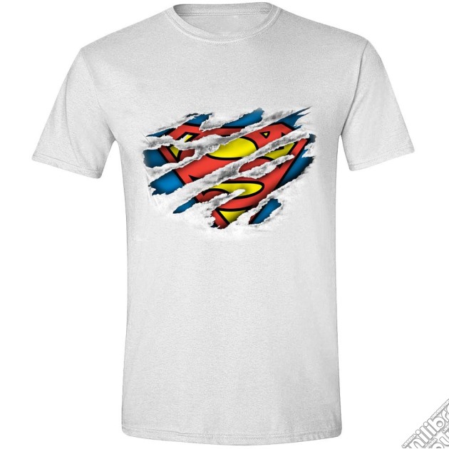 Superman - Torn Shirt White (Unisex Tg. S) gioco di TimeCity